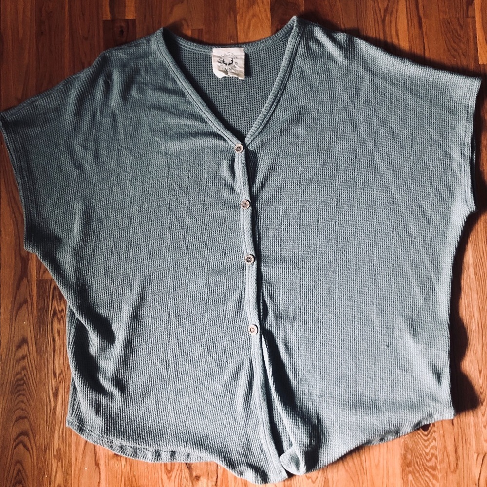 Light green top